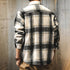 Monotone Block Pattern Long Sleeve Shirt P1675