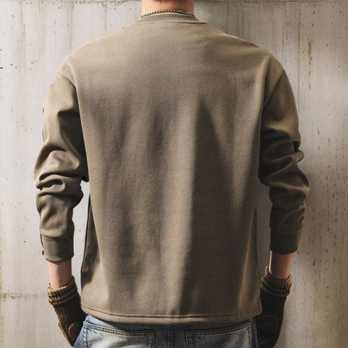 Shoulder Line Accent Long T-shirt P1953