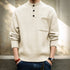 Classic Rib Henley Neck Sweater P1779