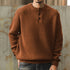 Henley Neck Knit Sweater P1650