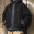 Two-Tone Design Hood Jacket P1873