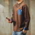 Trad Color Block Pocket Long Sleeve T-shirt P1845