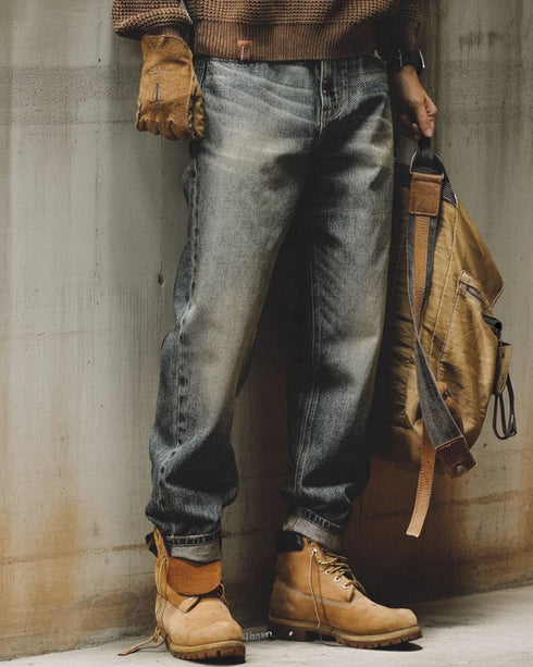 Natural Fade Denim Jeans P1546