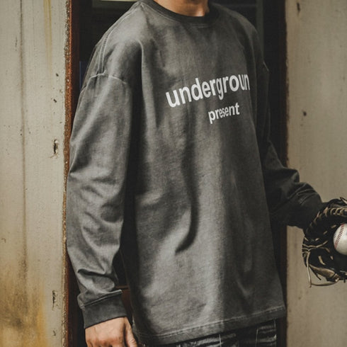 Underground Typography Long Sleeve T-Shirt P1741
