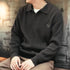 Classic Design Cotton Polo Knit Sweater P1656