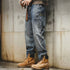 Utility Pocket Work Denim Pants P0788