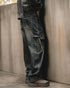 Side Pocket Cargo Denim Jeans P1543
