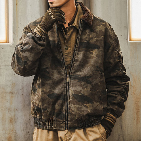 Camouflage Pattern Blouson P1874