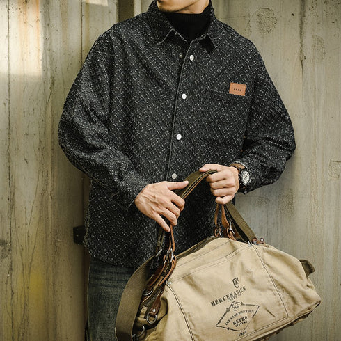 Vintage Nep Tweed Shirt P1904