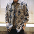 Geometric Native Pattern Shirt Jacket P1783