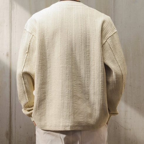 Cable Rib Crew Neck Long Sleeve P1952