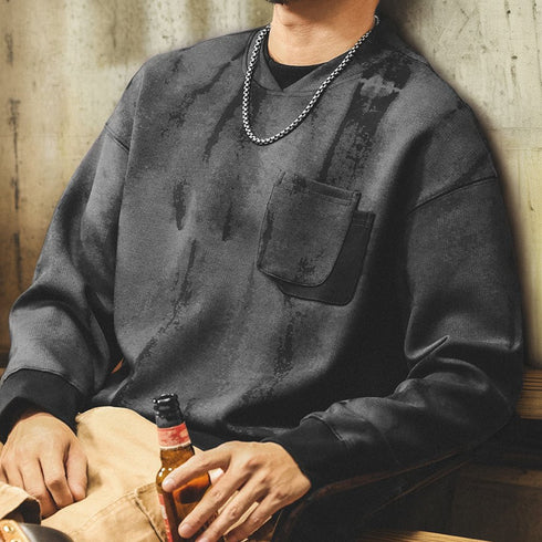 Vintage Wash Silhouette Crewneck Sweatshirt P1862