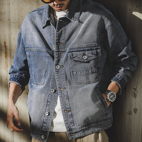 Vintage Wash Denim Jacket P1732