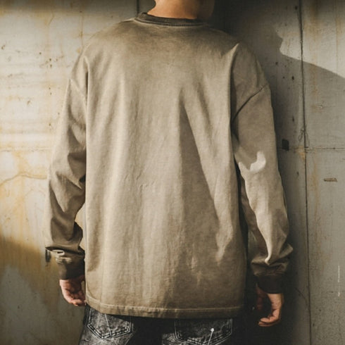 Big Logo Front Print Long Sleeve Sweatshirt P1711