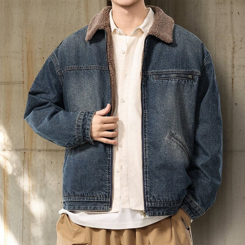 Boa Collar Vintage Jacket P1884