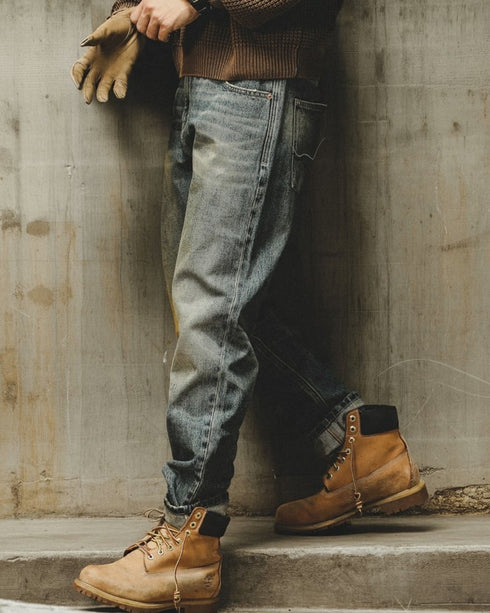 Natural Fade Denim Jeans P1546