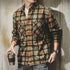 Classic Color Tartan Check Long Sleeve Shirt P1676