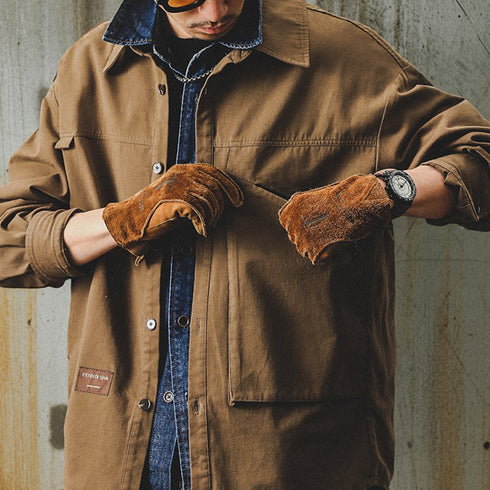 Classic Work Canvas Shirt Jacket P1631