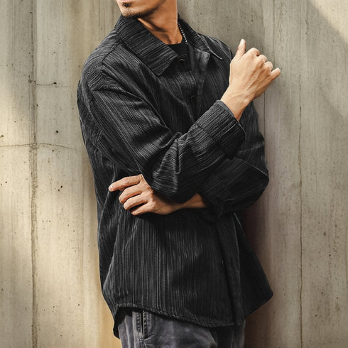 Bamboo Pattern Casual Shirt P1215