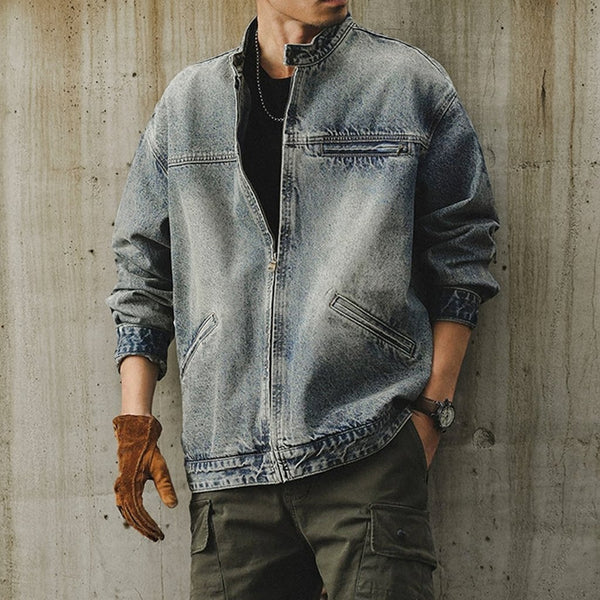 Faded Wash Stand Jacket P1886