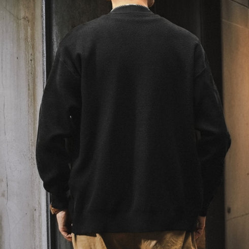 【OUTLET/即納】ミニマルVネックニットカーディガン P1679