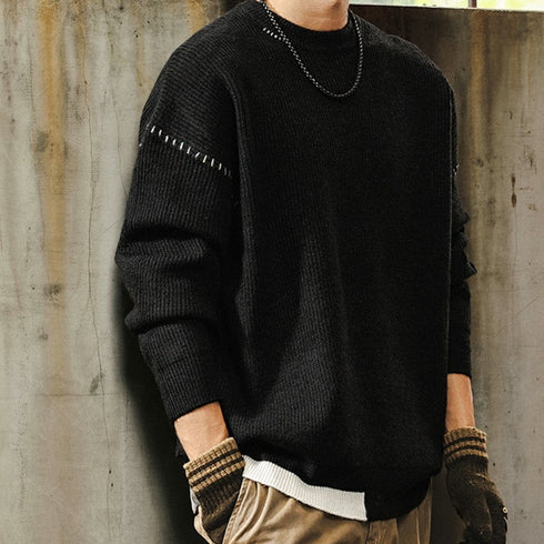 Craft Stitch Raglan Knit Sweater P1158