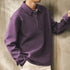 Loose Fit Long Sleeve Polo Shirt P1948
