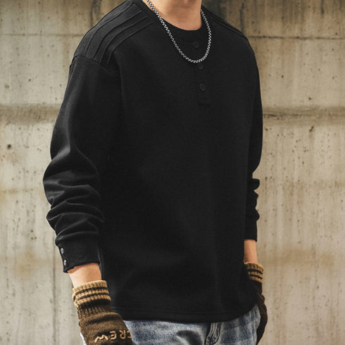 Shoulder Line Accent Long T-shirt P1953