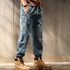 Vintage Wash Denim Jogger Pants P1781