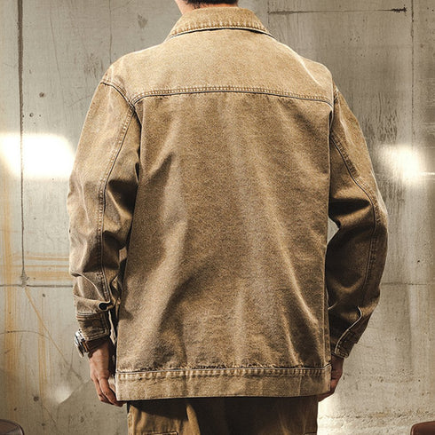 Combination Fabric Work Jacket P1853