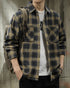 【OUTLET/即納】ヴィンテージパターンチェック長袖シャツ P1594