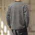 Border Crew Neck Long Tee P1686