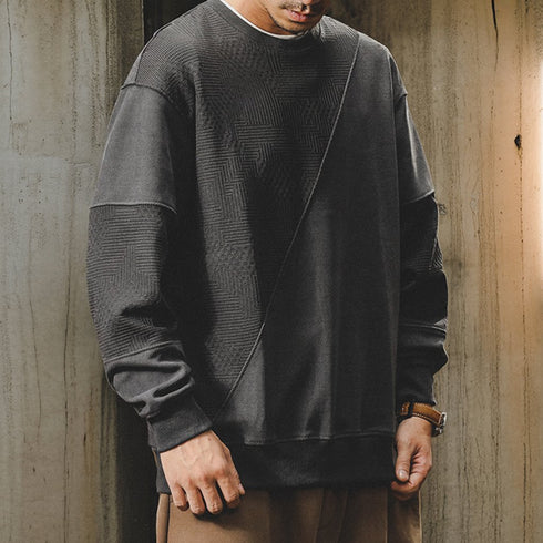 Asymmetry Line Design Sweatshirt P1610