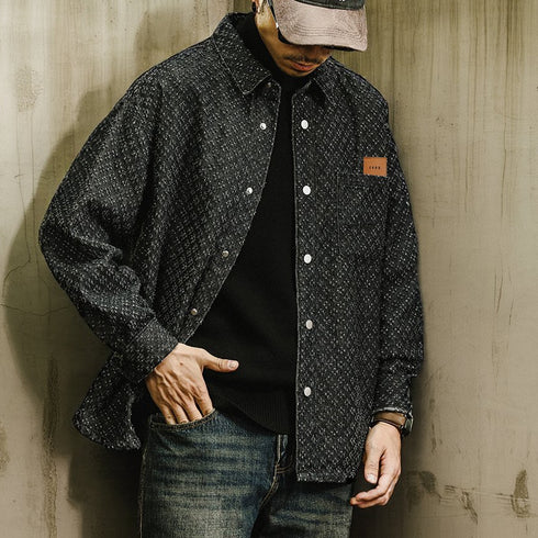 Vintage Nep Tweed Shirt P1904