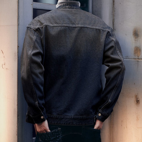 Classic Zip Denim Jacket P1803