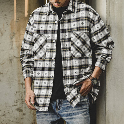 Retro Diamond Check Shirt P1627