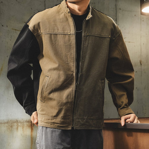 Color Block Work Jacket P1830