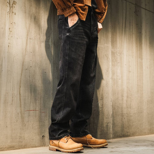 Vintage Black Denim Pants P1905