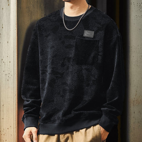 Soft Fabric Warm Touch Long Sleeve Sweatshirt P1864