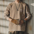 Natural Taste Wide Pocket Long Sleeve T-Shirt P1753