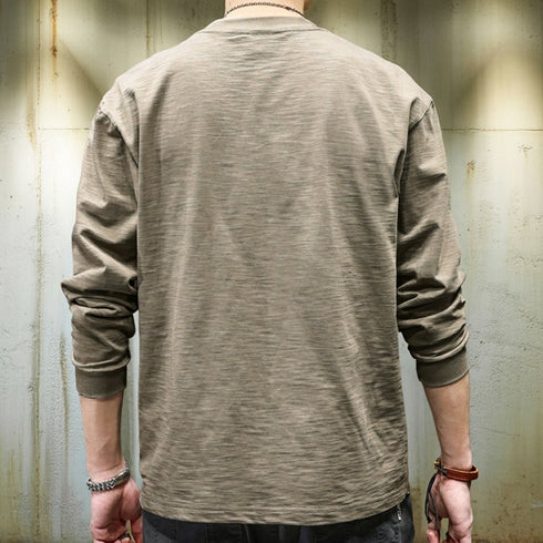 Monotone Logo Point Long T-shirt P1623