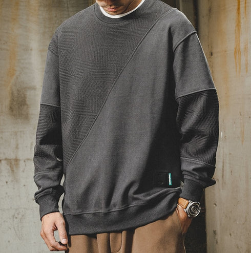 Asymmetry Line Design Sweatshirt P1610