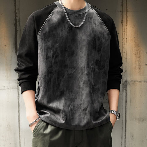 Vintage Wash Style Long Sleeve T-shirt P1684