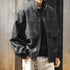 Vintage Like Shape Zip Blouson P1859