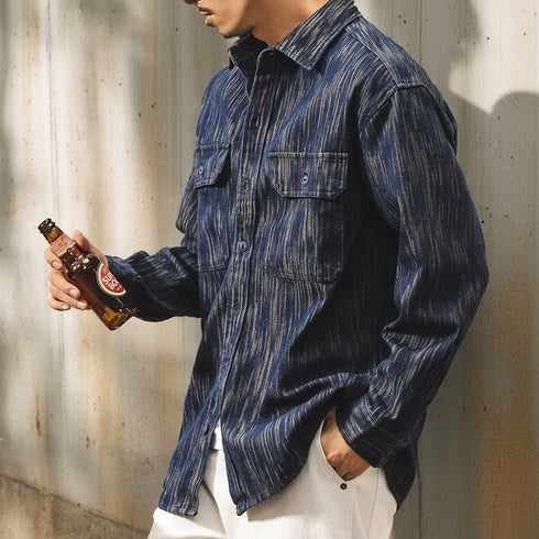 Retro Texture Utility Shirt P1831