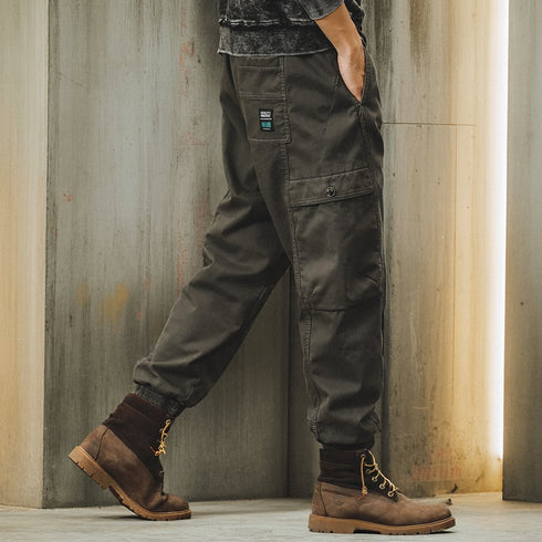 Work Utility Cuffed Cargo Pants P1715