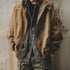 Vintage Work Military Jacket P1795