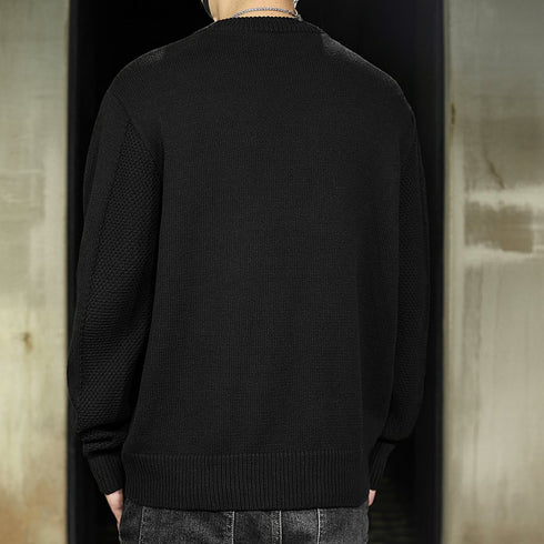 Urban Casual Design Crewneck Knit P1652
