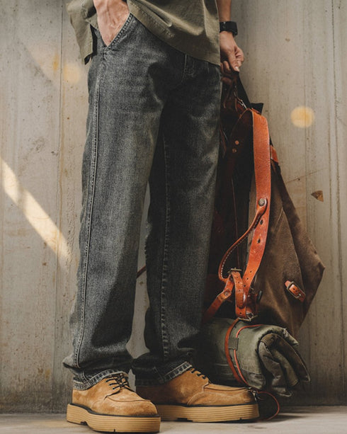 Contrast Pocket Denim Jeans P1540