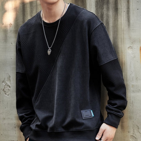 Asymmetry Line Design Sweatshirt P1610